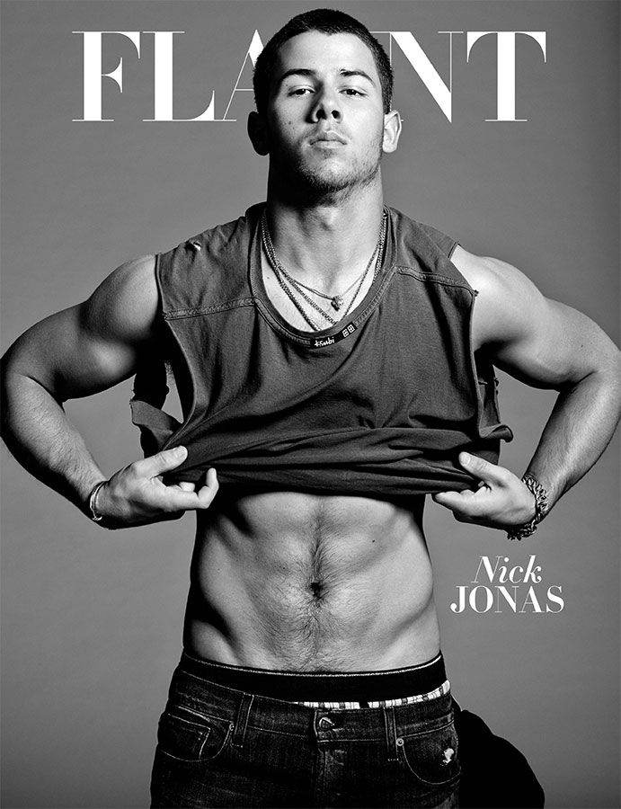 Nick Jonas Strips Down To His Underwear For Flaunt Magazine